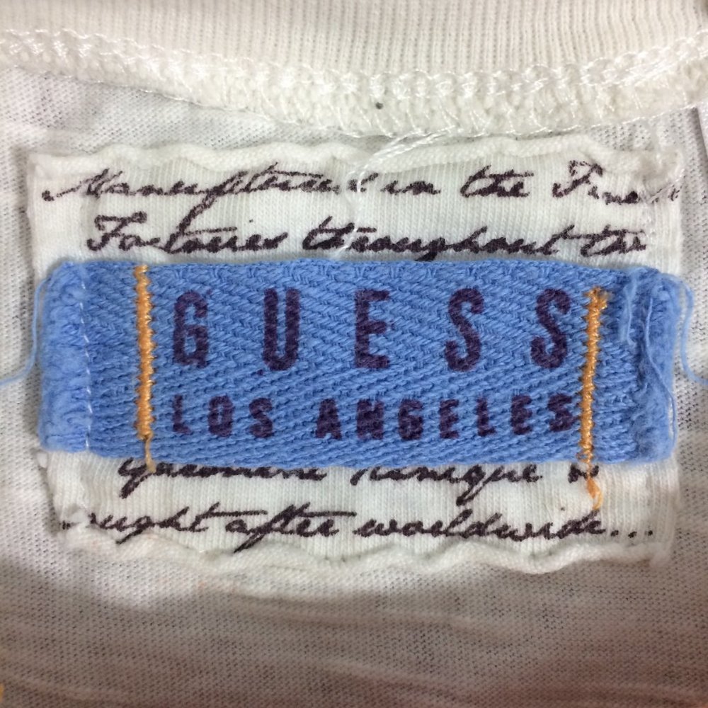 Guess Baby 12M Graphic Vneck Short Sleeve Tshirt - Picture 3 of 8